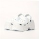 Women's Solid Color Clogs, Casual Hollow Out Design Garden Shoes, Comfortable Slip On Shoes