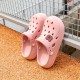 Cute Cartoon Decor Clogs, Slip On Soft Sole Platform Non-slip Slides, Casual Summer EVA Beach Shoes