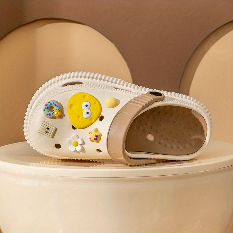 womens cute cartoon platform clogs trendy hollow out eva slide shoes indoor outdoor beach garden sandals details 10